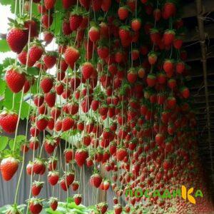 Клубника ампельная Анастасия купить по цене от 370р. в интернет-магазине «Посадика» с доставкой почтой в в Спасске и по всей России – [изображение №1].